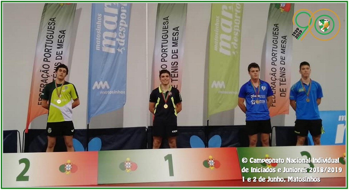 2019 06 1e2 CNI 0 Juniores Masculinos Podio Singulares
