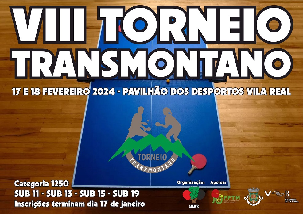 Cartaz VIII Torneio Transmontano
