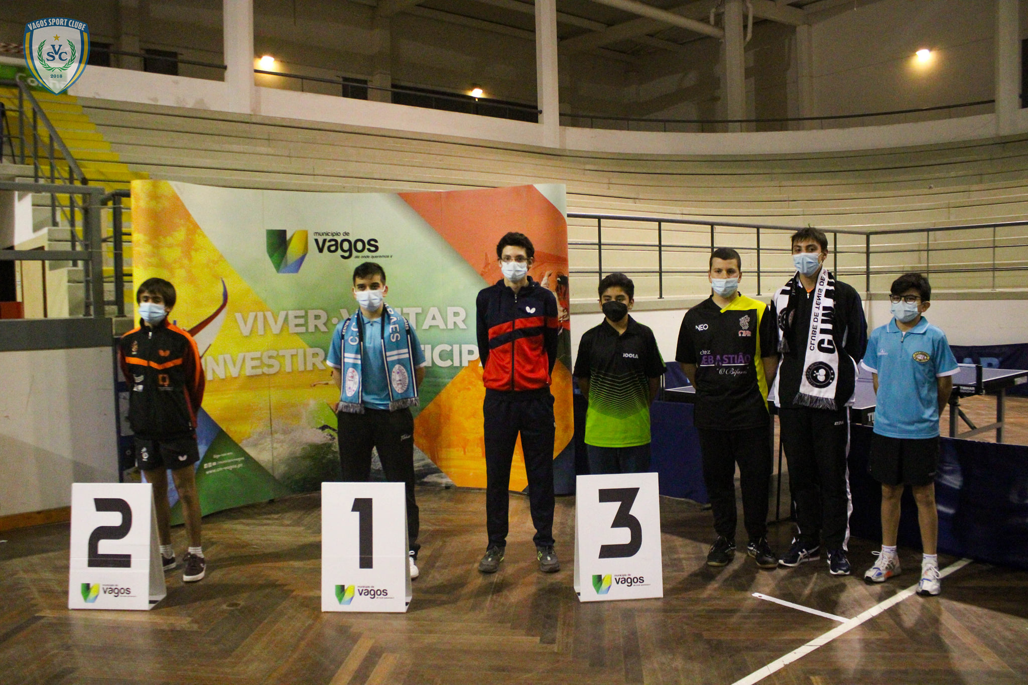 Pódio Sub 15 masc