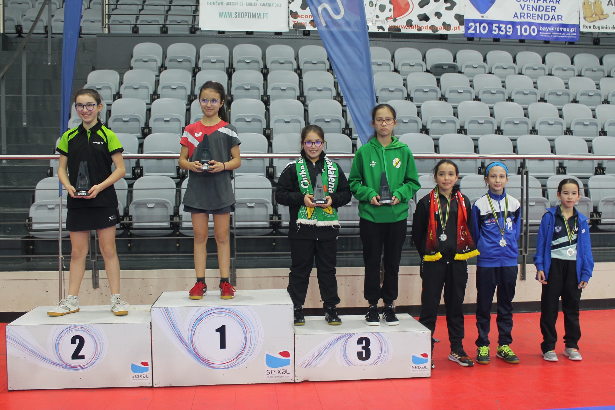 Sub11 fem ind pódio