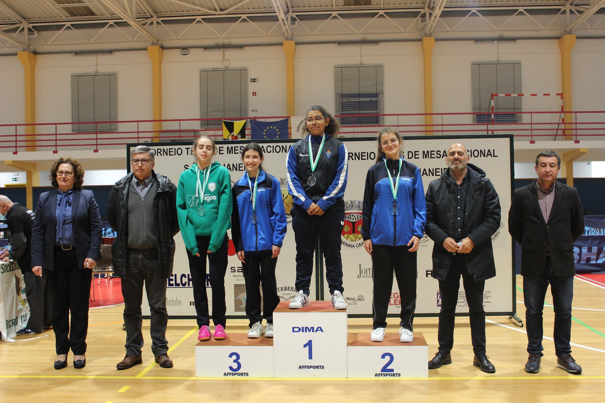 Sub 15 fem podium FOTO