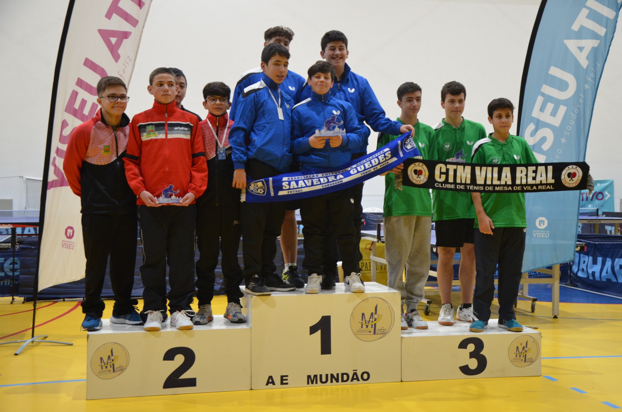 Sub 15 masc podio Coletivo