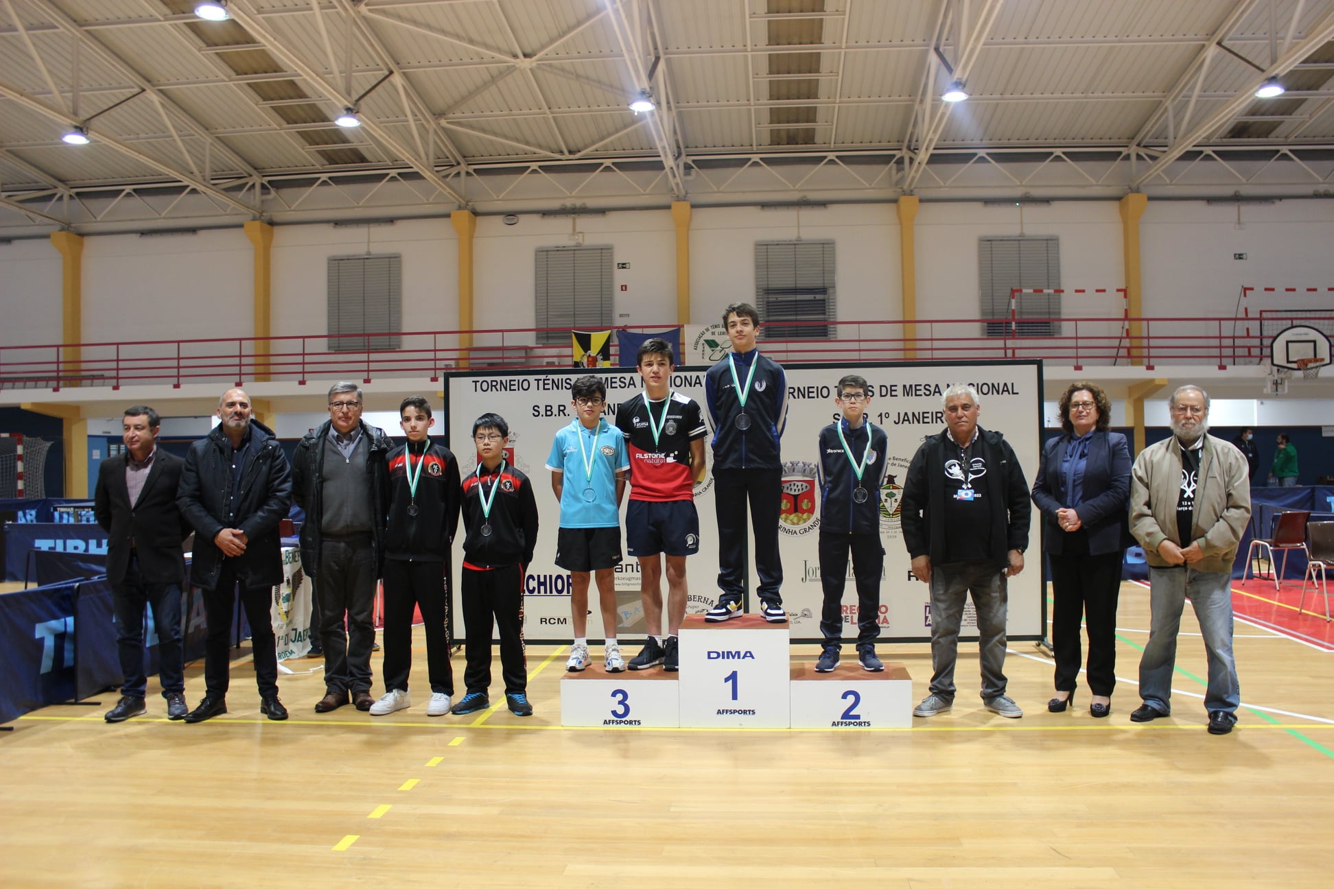 Sub 15 masc podium FOTO