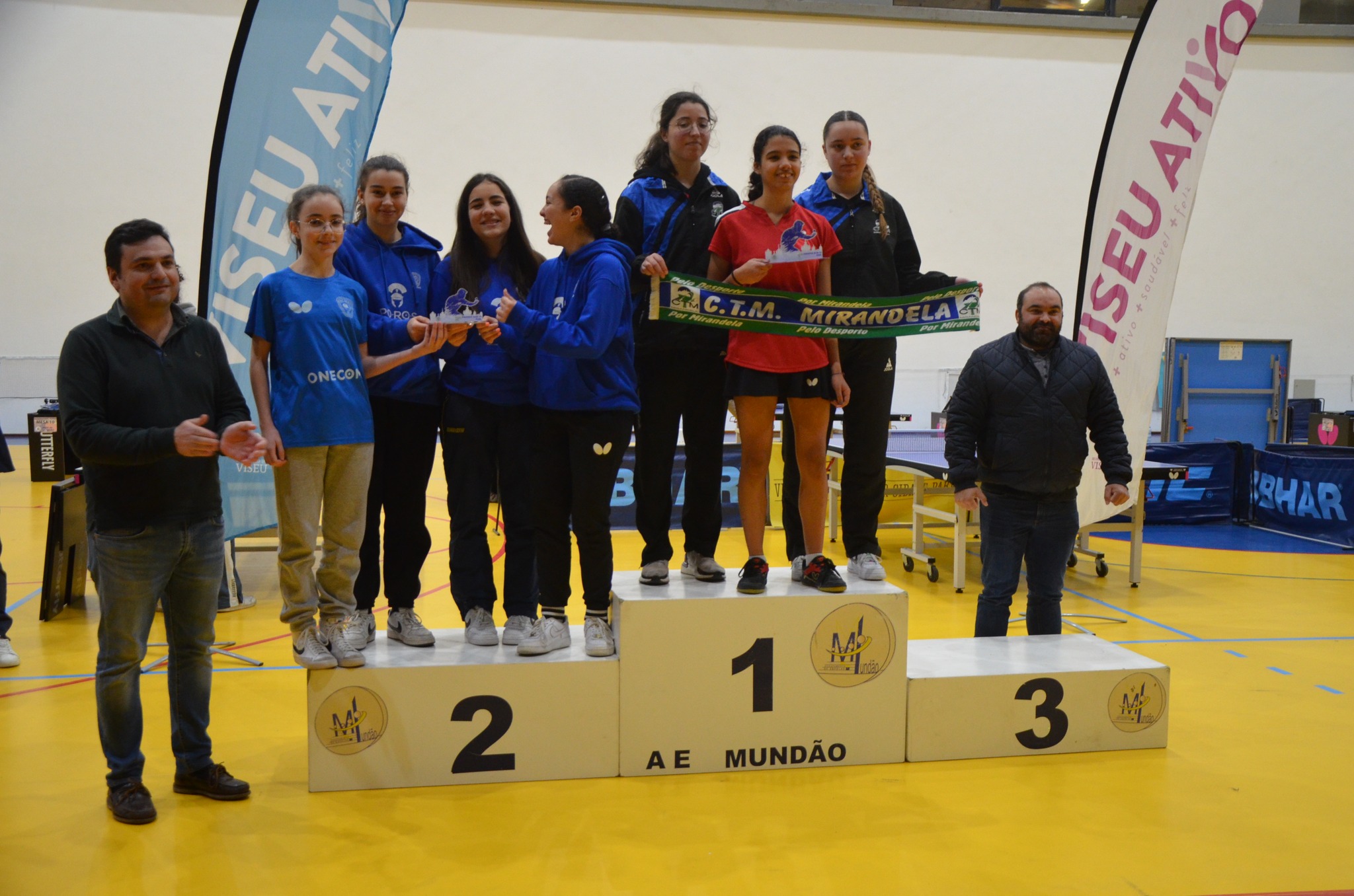 Sub 19 fem podio Coletivo