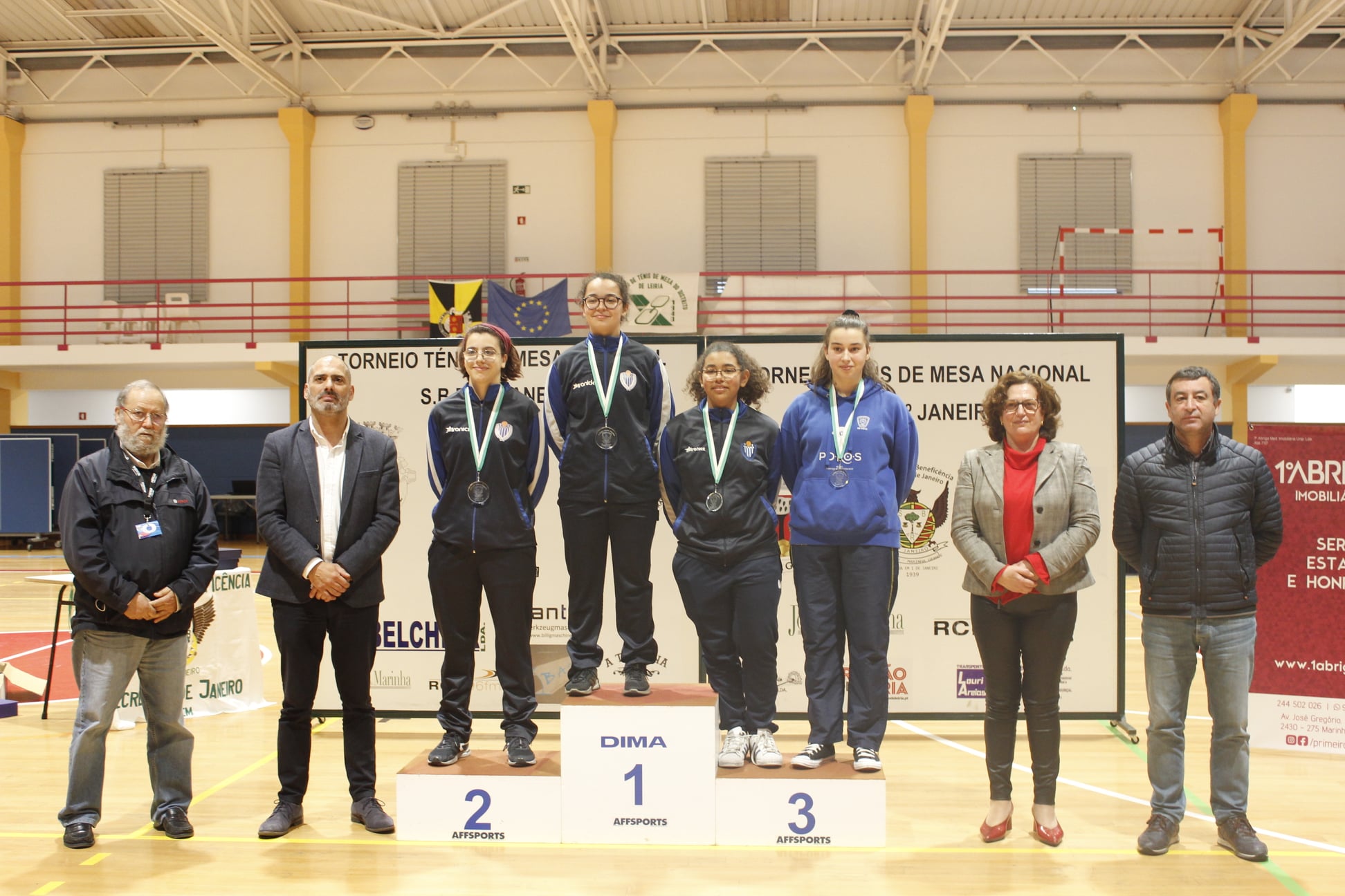 Sub 19 fem podium FOTO