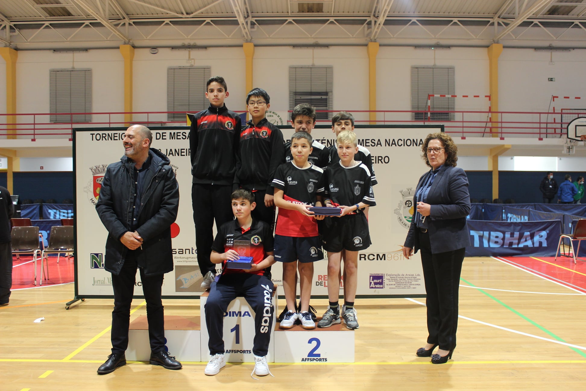 Sub 1 masc Coletivo podium FOTO