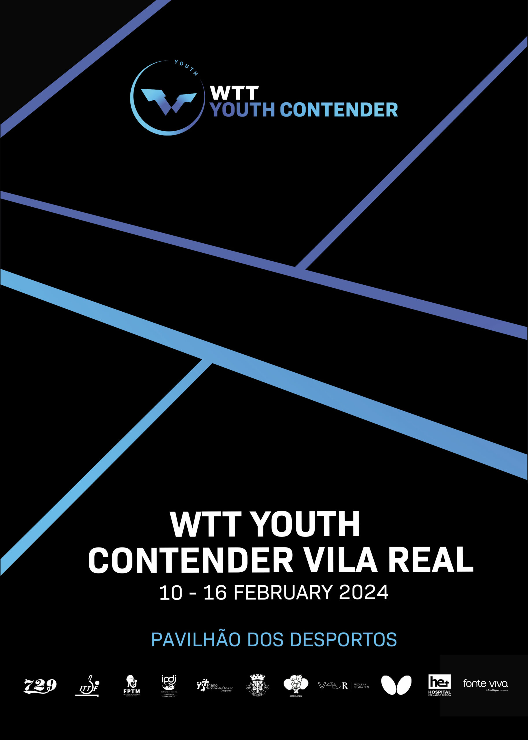 cartaz WTT Youth Contender Vila Real 10 a 16 fev. 24