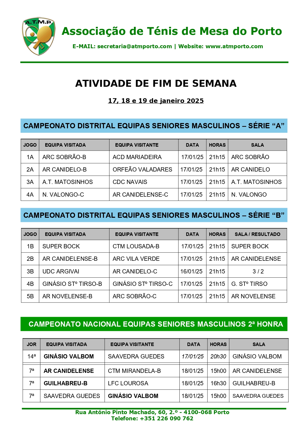 14 Atividade de fim de semana ATMP 17 18 19 janeiro 2025 page 0001