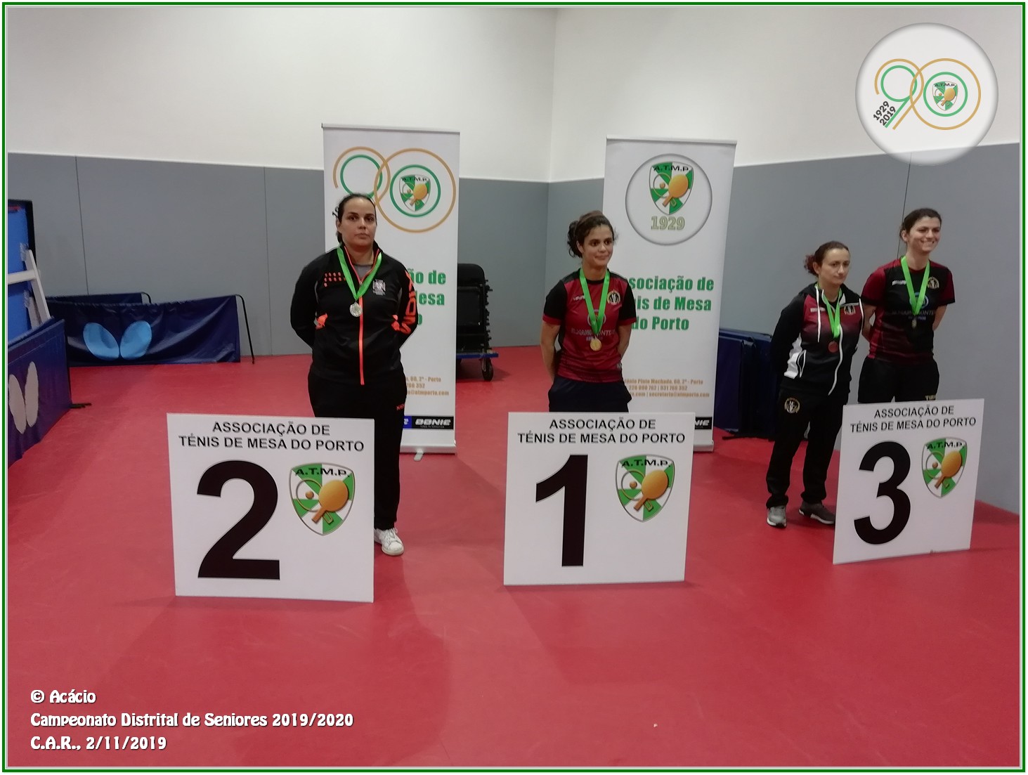 2019 11 02 CDI Singulares Seniores Femininos