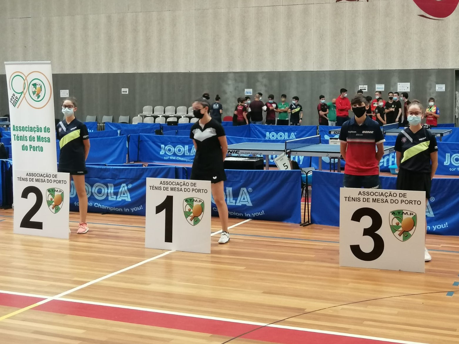 Camp Dist Sing Sub15 fem podium