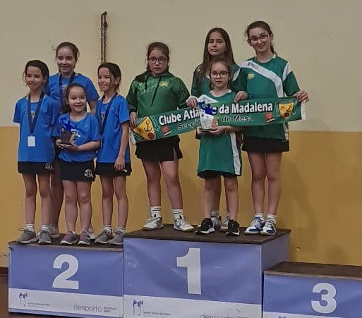 Pódio Sub10 fem coletivo