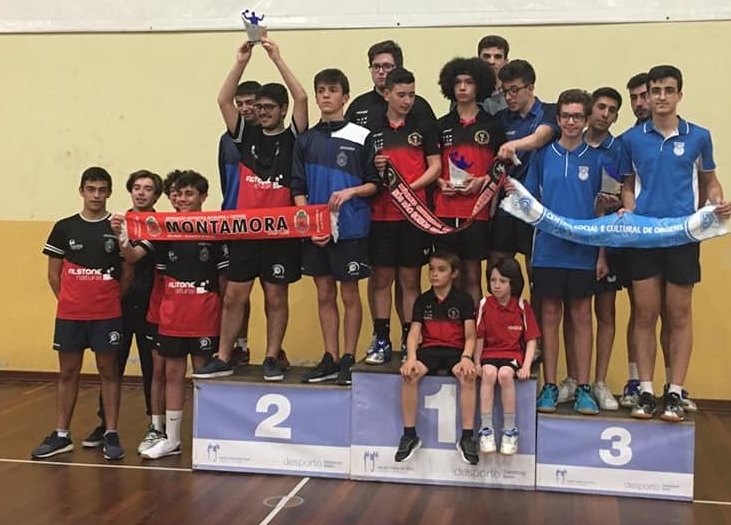 Pódio Sub19 masc coletivo