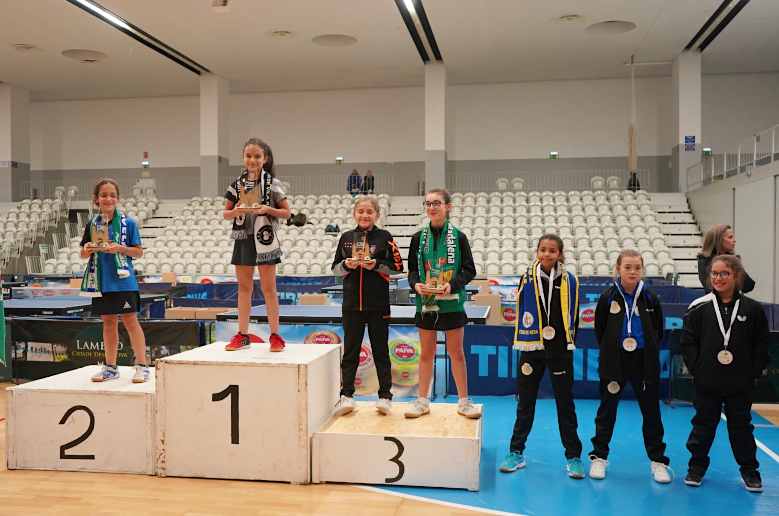 Pódio Lamego Sub11 fem 