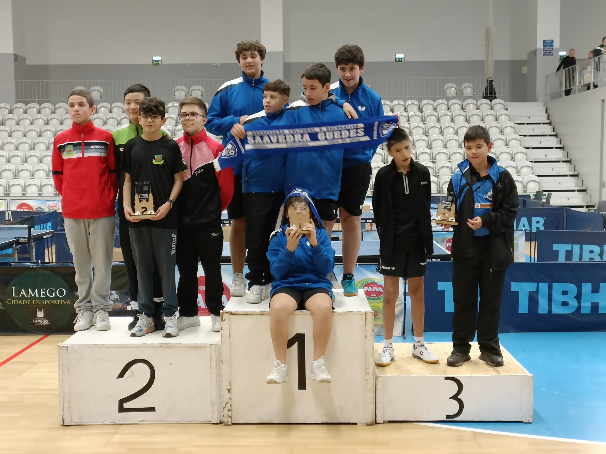 Pódio Lamego Sub15 masc Coletivo