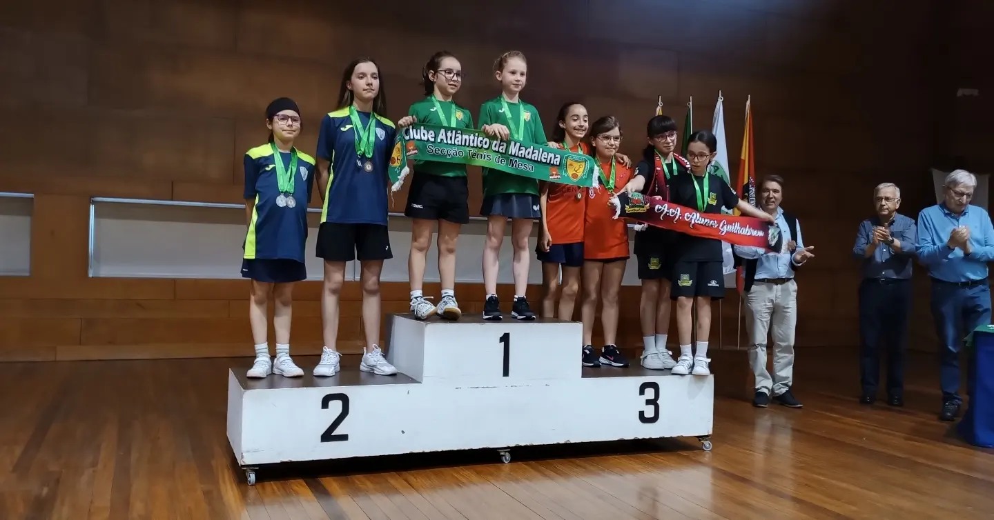 Pódio Sub11 Pares fem