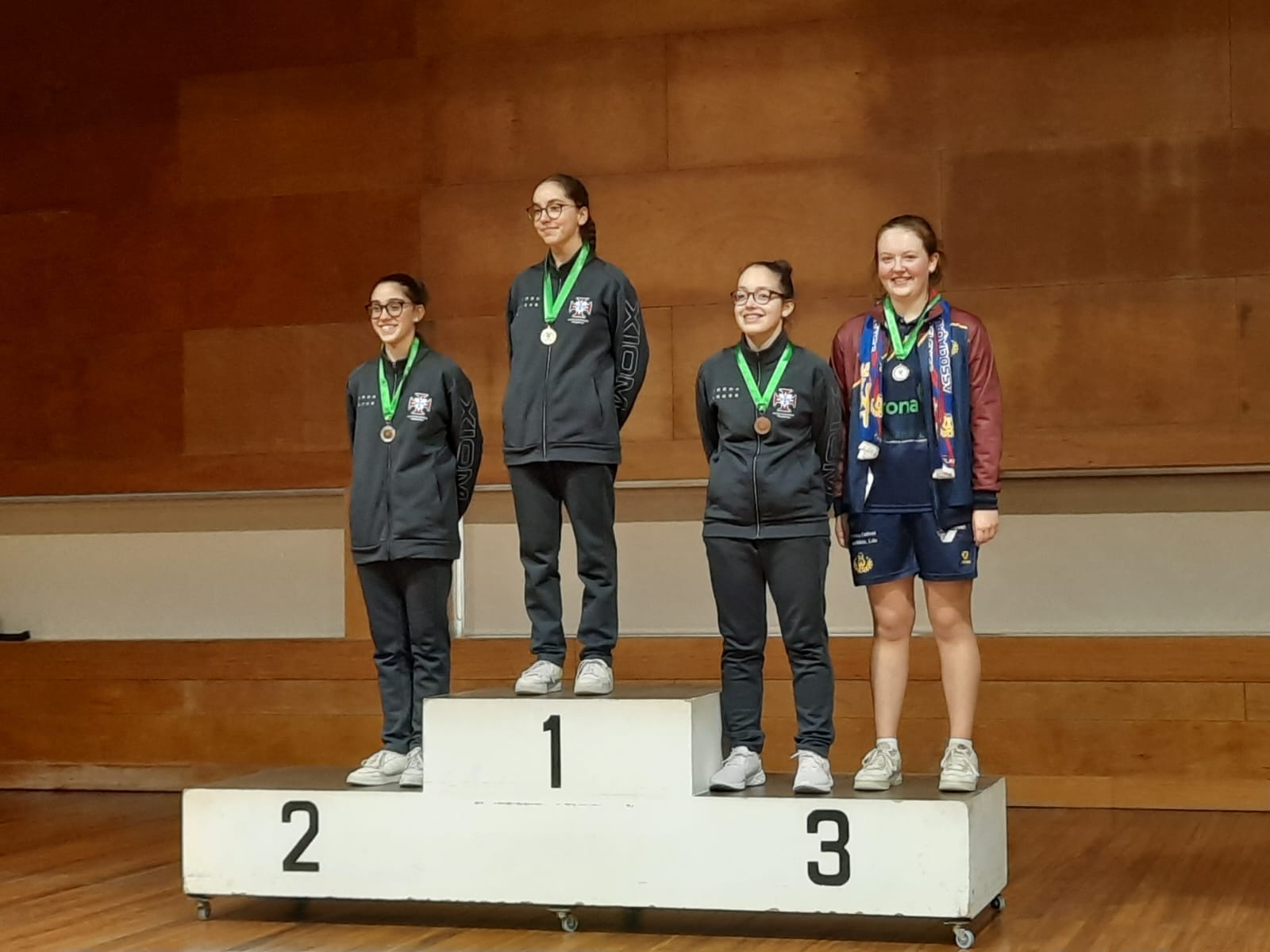 Pódio Sub15 fem