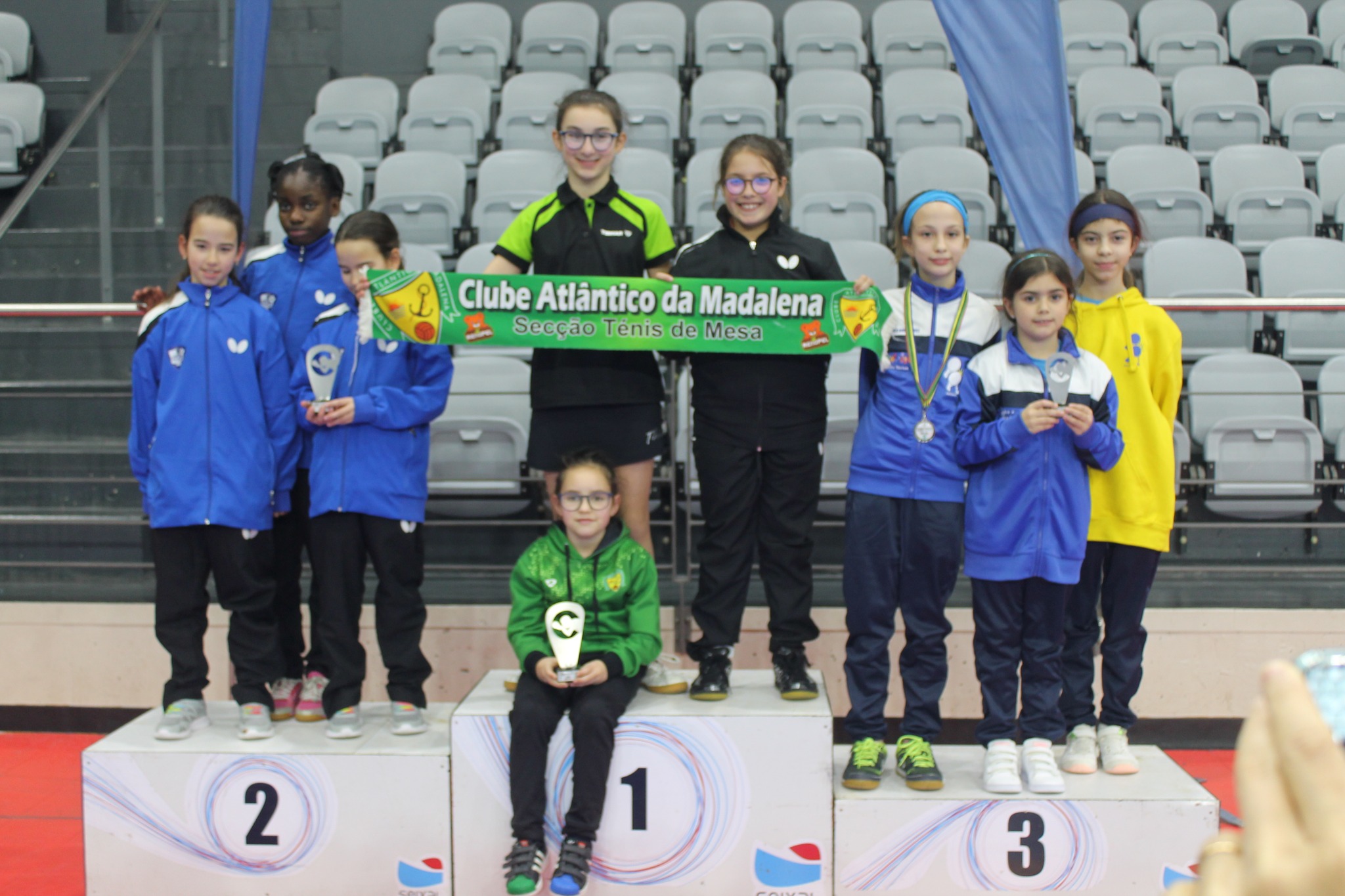 Sub11 fem coletivo pódio
