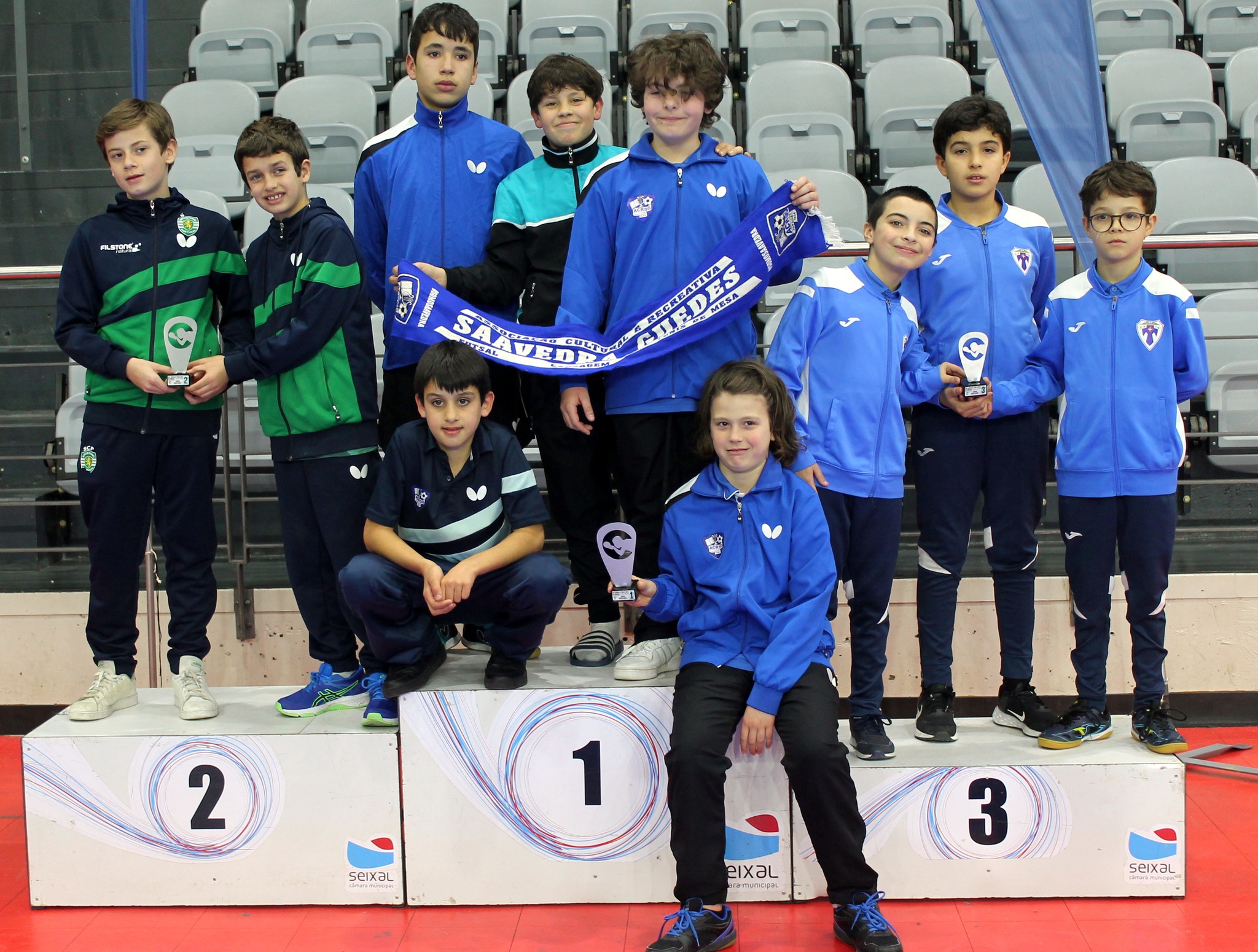 Sub13 masc coletivo pódio