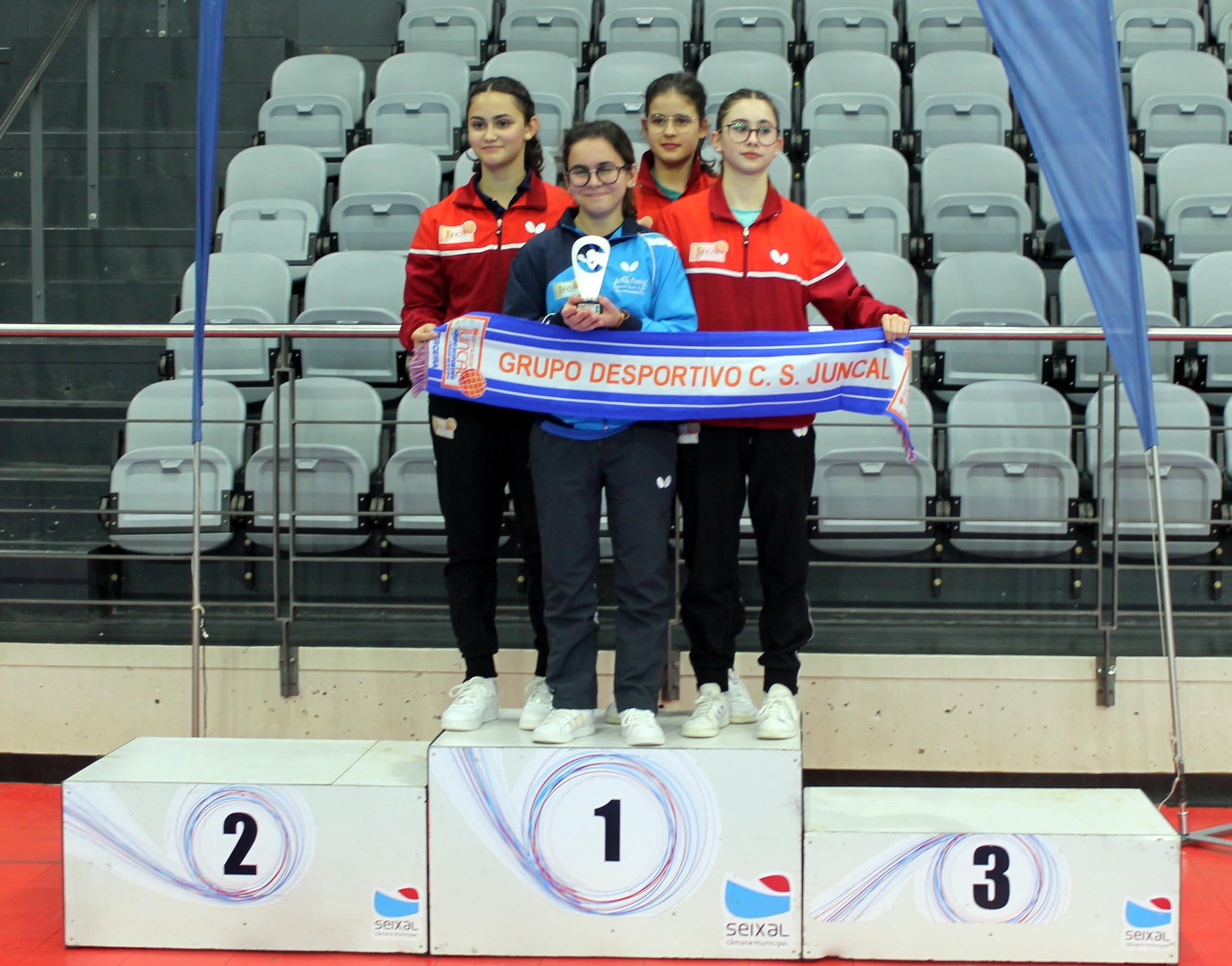 Sub19 fem coletivo pódio