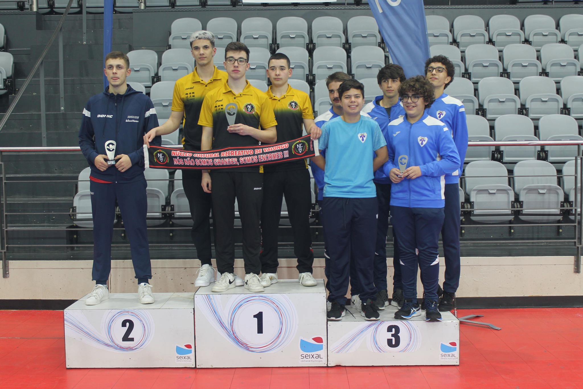 Sub19 masc coletivo Seixal pódio