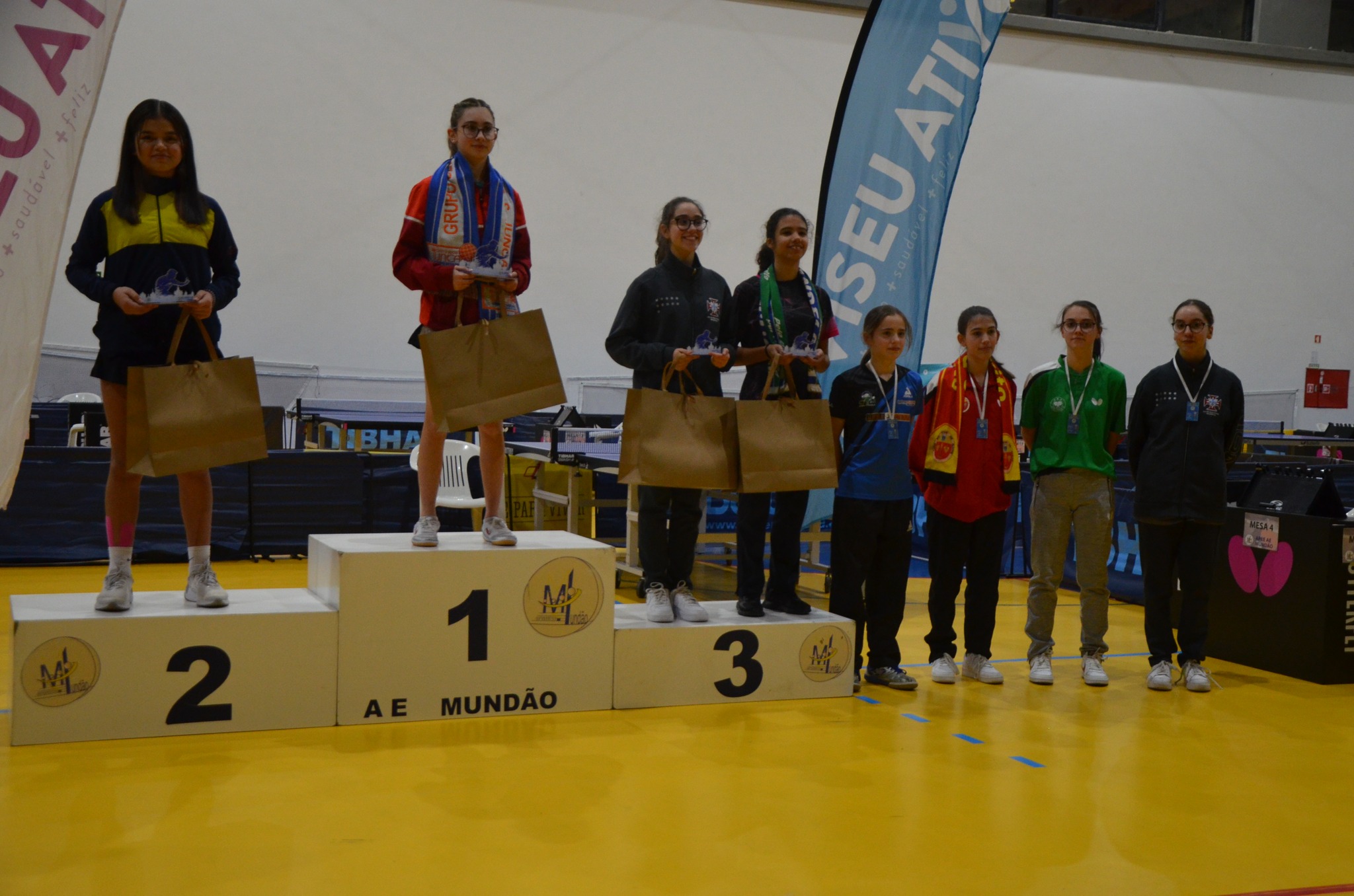 Sub 15 fem podio Sing