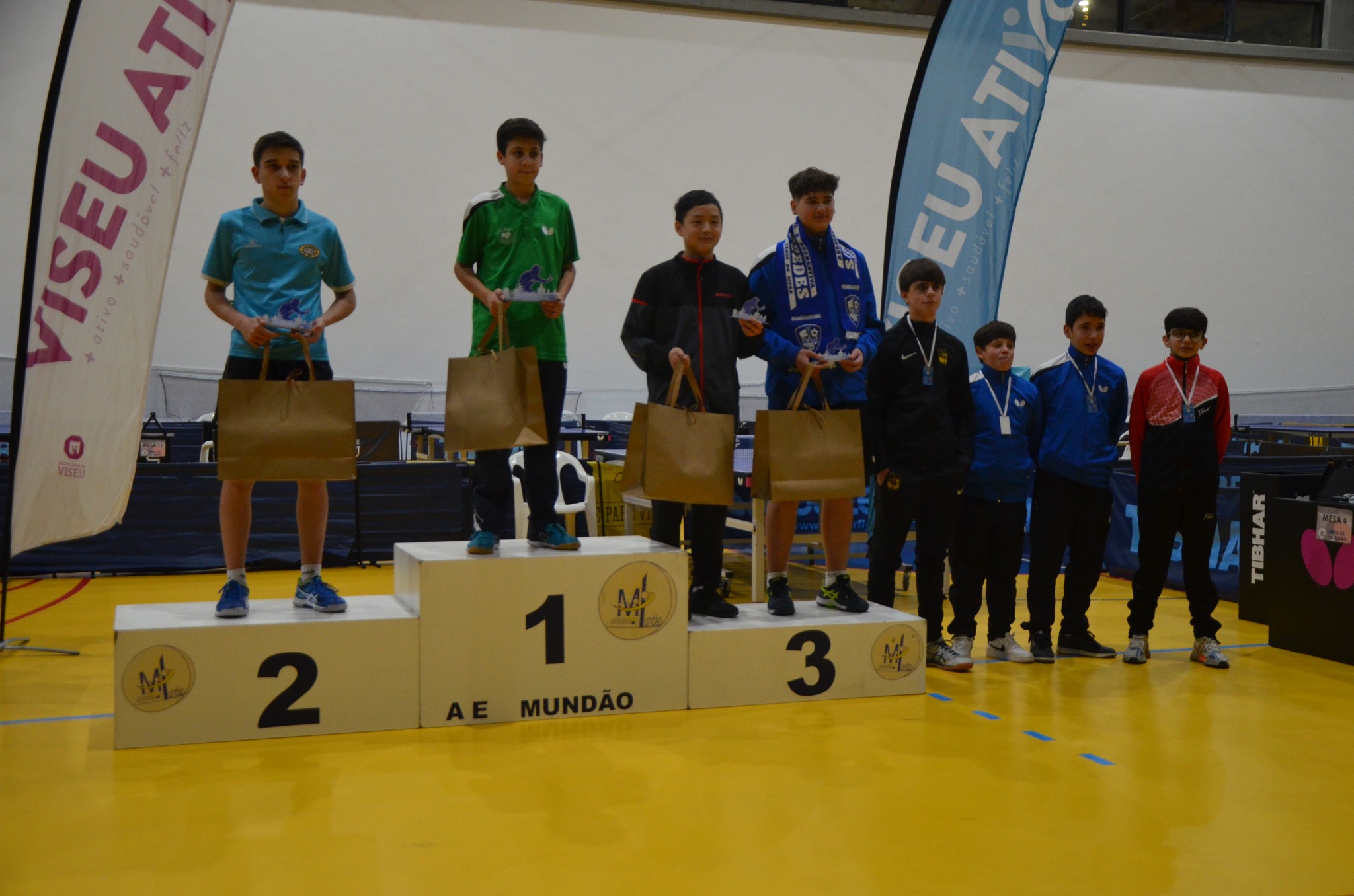 Sub 15 masc podio Sing