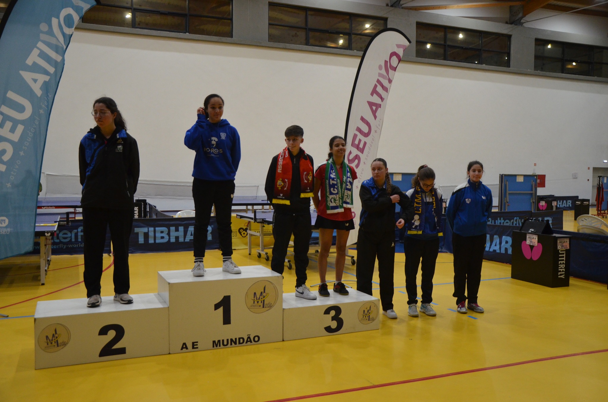 Sub 19 fem podio Sing