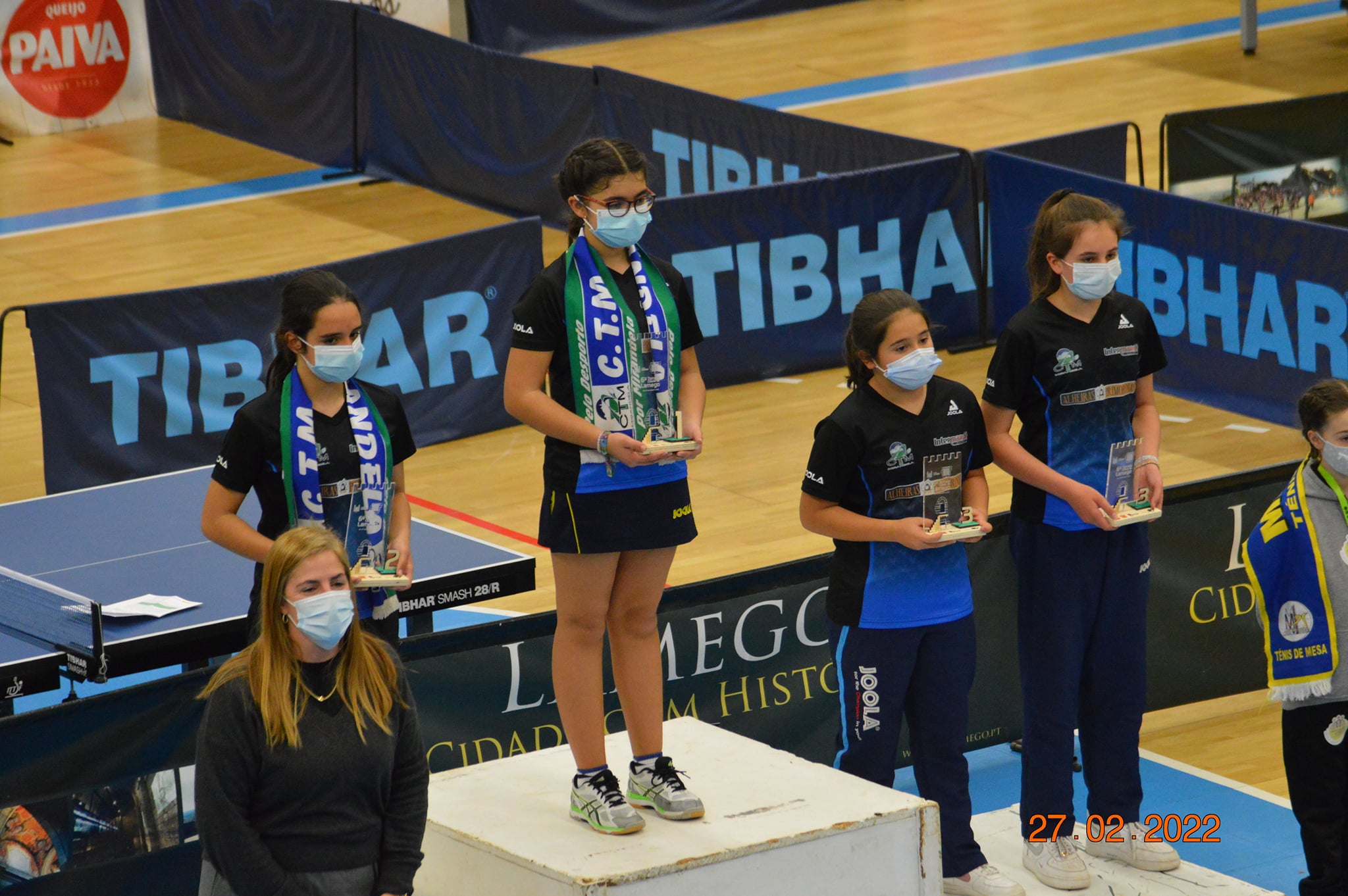 Pódio Sub12 Fem