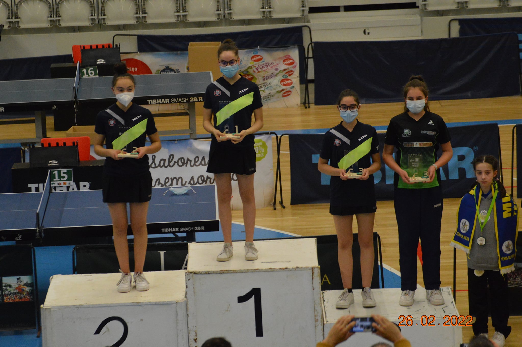 Pódio Sub15 Fem