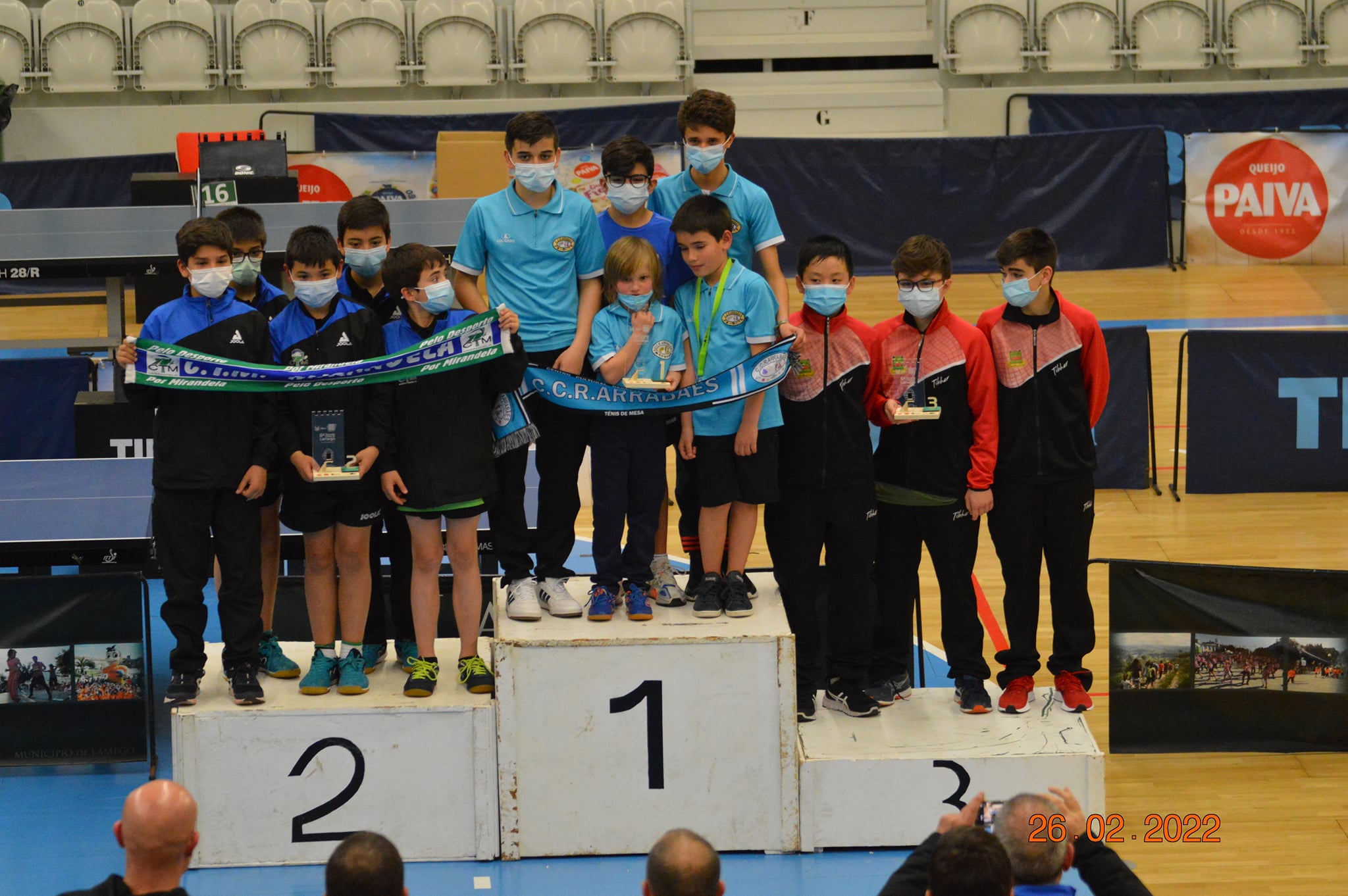 Pódio Sub15 Masc Coletivo